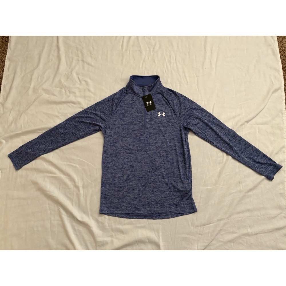 NEW Under Armour UA Tech 1/2 Zip Royal Graphite Men's Size Small UA MENS SHIRT - Picture 5 of 15